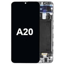 OLED & Frame Assembly for Samsung Galaxy A20 [OEM Service Pack]