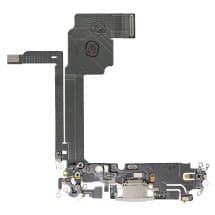 Charge Port Flex for Apple iPhone 15 Pro Max (White Titanium) [Premium]