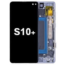 LCD & Frame Assembly for Samsung Galaxy S10+ (Prism Black) [Aftermarket]