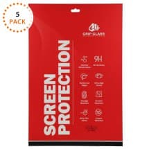 GRIP Tempered Glass Screen Protector for Apple iPad Pro 12.9 (2015 & 2017) (5 Pack)