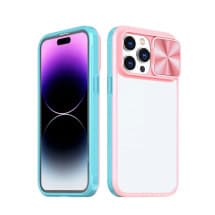 CLICK Flex Shield Case for Apple iPhone 16 Pro Max (Pink & Blue)