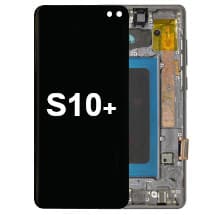 OLED & Frame Assembly for Samsung Galaxy S10+ (Prism Black) [Premium]