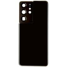 Back Glass & Camera Lenses for Samsung Galaxy S21 Ultra (Phantom Black) [Aftermarket]