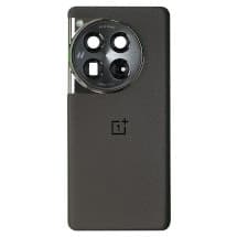 Back Glass & Camera Lens for OnePlus 12 (Silky Black) [Premium]