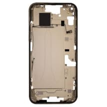 Mid Frame & Cosmetic Buttons for Apple iPhone 15 Plus (US, Yellow) [Premium]