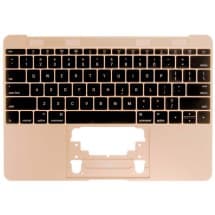 Palmrest & Keyboard Assembly for Apple MacBook Retina 12" (Early 2015) (US, Gold) [Premium]