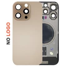 Back Glass, Magnets, & Camera Lenses for Apple iPhone 16 Pro (Desert Titanium) [Aftermarket]