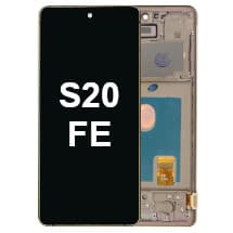 OLED & Frame Assembly for Samsung Galaxy S20 FE (R8, Cloud Orange) [Premium]