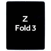 Inner OLED & Frame Assembly for Samsung Galaxy Z Fold3 5G (International, Phantom Silver) [OEM Service Pack]