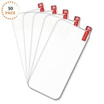 GRIP Tempered Glass Screen Protector for Apple iPhone 15 & 15 Pro (Matte) (50 Pack)