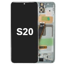 OLED & Frame Assembly for Samsung Galaxy S20 (Cloud Blue) [OEM Service Pack]