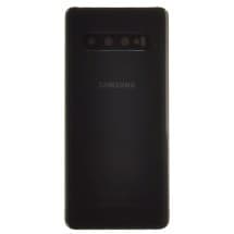 Back Glass & Camera Lens for Samsung Galaxy S10 (Prism Black) [OEM Service Pack]