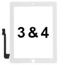 Digitizer for Apple iPad 3 & 4 (White)