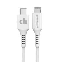 Cellhelmet 1ft Round Lightning to USB C Cable