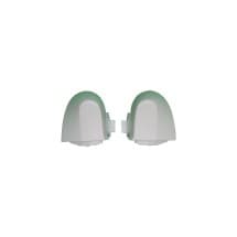 Cosmetic LT & RT Triggers for Microsoft Xbox Series S & X Controllers (White)