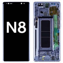 OLED & Frame Assembly for Samsung Galaxy Note 8 (Orchid Gray) [OEM Service Pack]