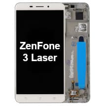 LCD & Frame Assembly for Asus ZenFone 3 Laser (White) [Premium]