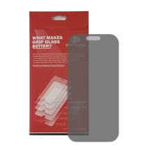 GRIP Tempered Glass Screen Protector for Apple iPhone 16 Pro, 17, & 17 Pro (Clear Privacy) (10 Pack)