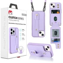 MYBAT Pro Clutch Case for Apple iPhone 15 (Purple)