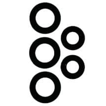 Glass Camera Lens Set for Samsung Galaxy A73 5G (5 Parts)