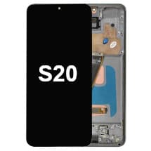 OLED & Frame Assembly for Samsung Galaxy S20 (Cosmic Gray) [Premium]
