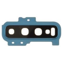 Glass Camera Lens & Bezel Bracket for Samsung Galaxy S10+ (Prism Blue)