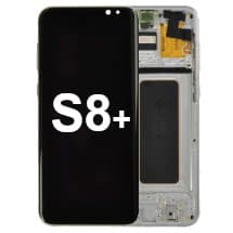 OLED & Frame Assembly for Samsung Galaxy S8+ (Arctic Silver) [Aftermarket]