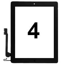 Digitizer & Home Button for Apple iPad 4 (Black)