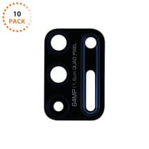 Glass Camera Lens for Motorola Moto G9 Plus (Indigo Blue) (10 Pack)