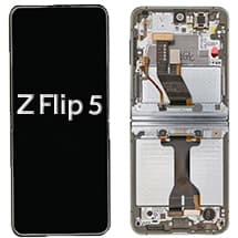 Inner OLED & Frame Assembly for Samsung Galaxy Z Flip5 (Mint) [OEM Service Pack]