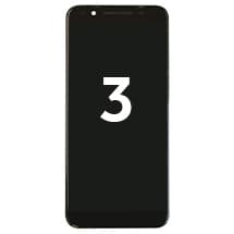 LCD & Frame Assembly for Alcatel 3 (Spectrum Black) [Premium]