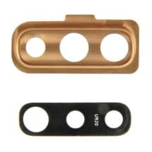 Glass Camera Lens & Bezel Bracket for Samsung Galaxy A70 (Coral)