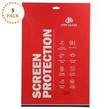 GRIP Tempered Glass Screen Protector for Apple iPad Pro 12.9 (2018, 2020, 2021, & 2022) (5 Pack)