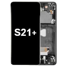 OLED & Frame Assembly for Samsung Galaxy S21+ (Phantom Black) [Aftermarket]