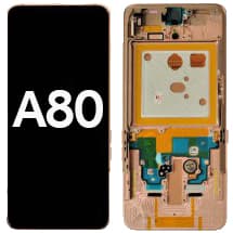 OLED & Frame Assembly for Samsung Galaxy A80 (Angel Gold) [Aftermarket]