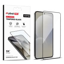 MYBAT Pro Full Coverage Tempered Glass Screen Protector for Samsung Galaxy S24 & S25
