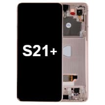 OLED & Frame Assembly for Samsung Galaxy S21+ (Phantom Pink & Violet) [OEM Service Pack]