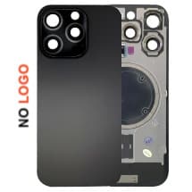 Back Glass, Magnets, & Camera Lenses for Apple iPhone 16 Pro (Black Titanium) [Aftermarket]