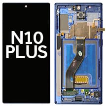 OLED & Frame Assembly for Samsung Galaxy Note 10+ (Aura Blue) [Premium]