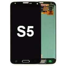 OLED & Home Button Assembly for Samsung Galaxy S5 (Black) [Premium]