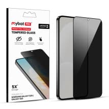 MYBAT Pro Full Coverage Tempered Glass Screen Protector for Samsung Galaxy S24 & S25 (Privacy)