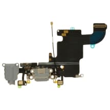 Charge Port & Headphone Jack Flex for Apple iPhone 6S (Space Gray) [Aftermarket]