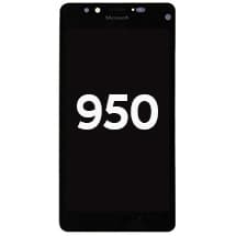 OLED & Frame Assembly for Microsoft Lumia 950 (Black) [Premium]