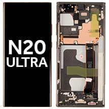 OLED & Frame Assembly for Samsung Galaxy Note 20 Ultra (Mystic Black) [Aftermarket]
