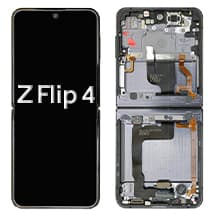 Inner OLED & Frame Assembly for Samsung Galaxy Z Flip4 (Graphite) [OEM Service Pack]
