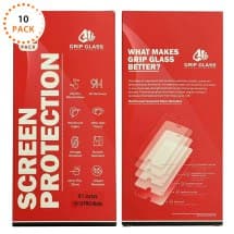 GRIP Tempered Glass Screen Protector for Apple iPhone 15 & 15 Pro (Matte) (10 Pack)