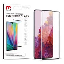 MYBAT Pro Full Coverage Tempered Glass Screen Protector for Samsung Galaxy S21 Ultra