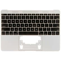 Palmrest & Keyboard Assembly for Apple MacBook Retina 12" (Early 2015) (US, Silver) [Premium]
