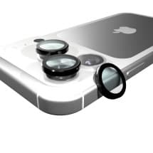 Cellhelmet Tempered Glass Individual Camera Lens Protector for Apple iPhone 17 Pro & 17 Pro Max (Black)