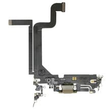 Charge Port Flex for Apple iPhone 14 Pro Max (Gold) [Premium]